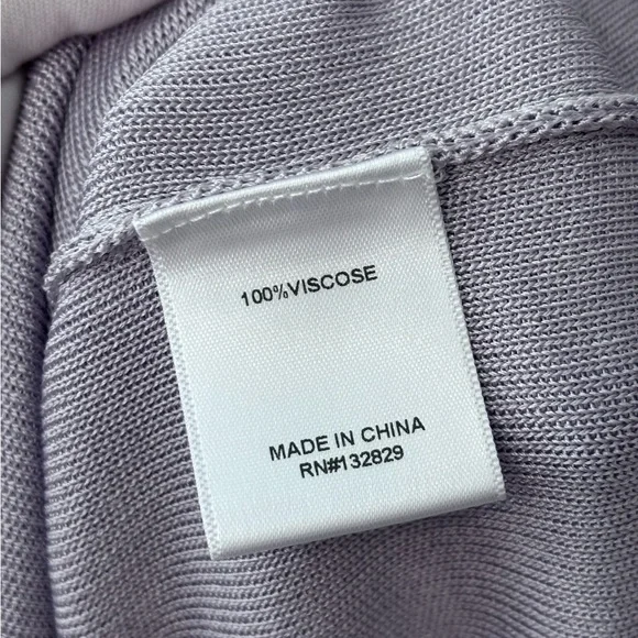 Helsa Revolve Aaliyah Lavender Knit Convertible Halter Backless Maxi Dress Sz M - Picture 6 of 10